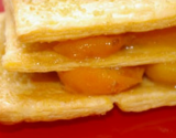 Mille feuilles d'abricots rôtis