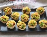 Mini-tortilla cups avocat et poulet