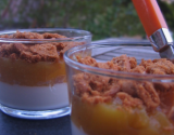 Blanc-manger coco, compote de mangue