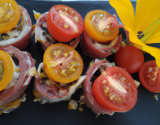 Maki de viande des grisons, FOL EPI et tomates confites