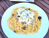 Spaghetti au roquefort maison