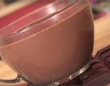 Chocolat chaud aux deux chocolats lait et noir