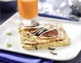 Galette maïs et terrine forestière aux champignons de Paris et truffe fraîche