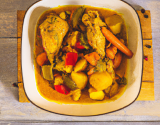 Poulet au curry et légumes