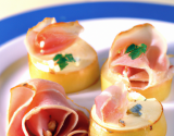 Délice de poire au jambon - roquefort