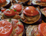 Aubergines avec ses tomates au four