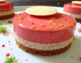 Biscuit à la mousse de fraises et citron