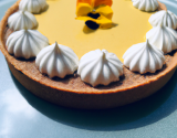 Légère mousse mascarpone au parfum « tarte au citron » sur M & à au pavot