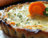 Tarte aux carottes et au fromage de brebis