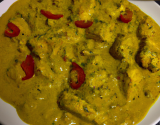 Poulet au curry jaune