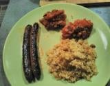 Merguez et perles de blé façon couscous