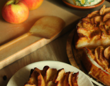 Délicieux gâteau au pommes