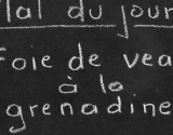 Foie de veau à la grenadine