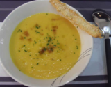 Velouté de carotte, orange et gingembre