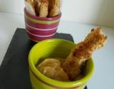 Sticks de dinde, sauce au beurre de cacahuètes