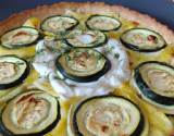 Quiche courgette & chêvre frais