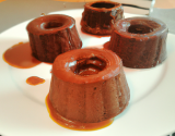 Fondant au chocolat caramel maison