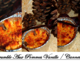 Crumble aux pommes, vanille et cannelle