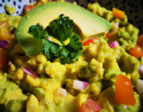 Guacamole mexicain végétarien