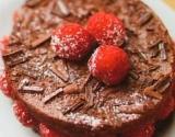 Moelleux chocolat et framboises