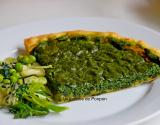 Tarte aux orties et petits pois