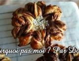 Mes petites brioches fleurs-étoilées au nutella