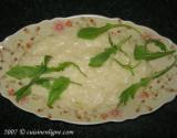 Le risotto au gorgonzola