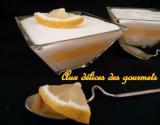 Panna cotta vanillée au lemon curd facile