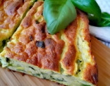 Cake courgettes, parmesan et basilic