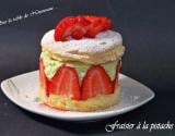 Fraisier à la pistache