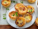 Mini quiche Lorraine sans pâte