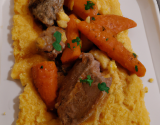 Couscous à l'agneau et potimarron confit