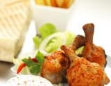 Manchons de poulet sauce au yaourt grec