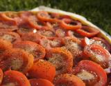 Tarte au concentré de tomates