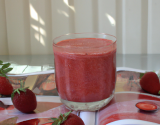 Smoothie aux fraises au companion