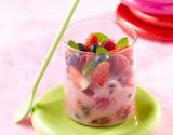 Coupe de fruits rouges