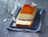 Flan de St Môret® réduit en sel noix de coco et caramel