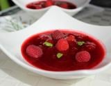 Soupe glacée aux fruits d'été