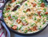 Risotto au chorizo et petits pois au Thermomix