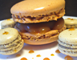 Macaron caramel beurre salé / chocolat