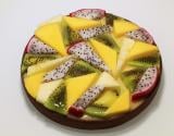 Tarte graphique aux fruits