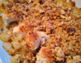 Crumble de poulet aux éclats de noisettes