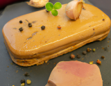 Foie gras frais au sel de guerrande fumé