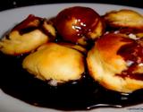 Profiteroles crème pâtissière, sauce chocolat