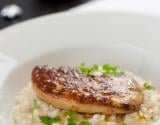 Risotto au Champagne, Escalope de Foie Gras Poêlée