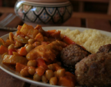 Couscous de légumes au curry et lait de coco