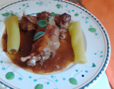 Fricassée de lapin au cidre