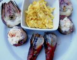 Sardines au chorizo et ses légumes du soleil