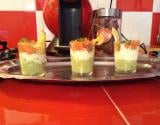 Verrine avocat boursin saumon