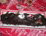 Bûche à la mousse chocolat